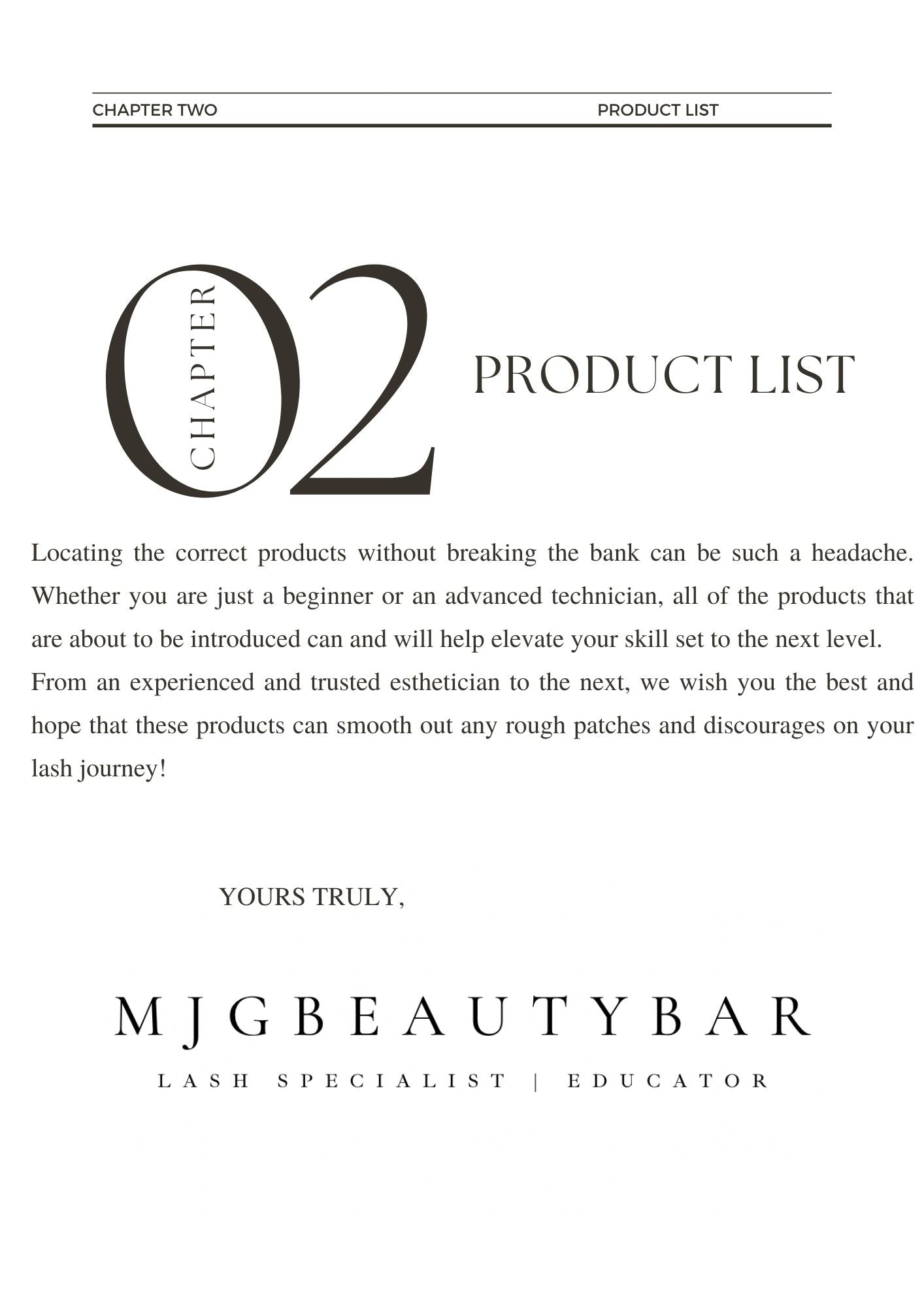 5 Star Product List & Retention Guide